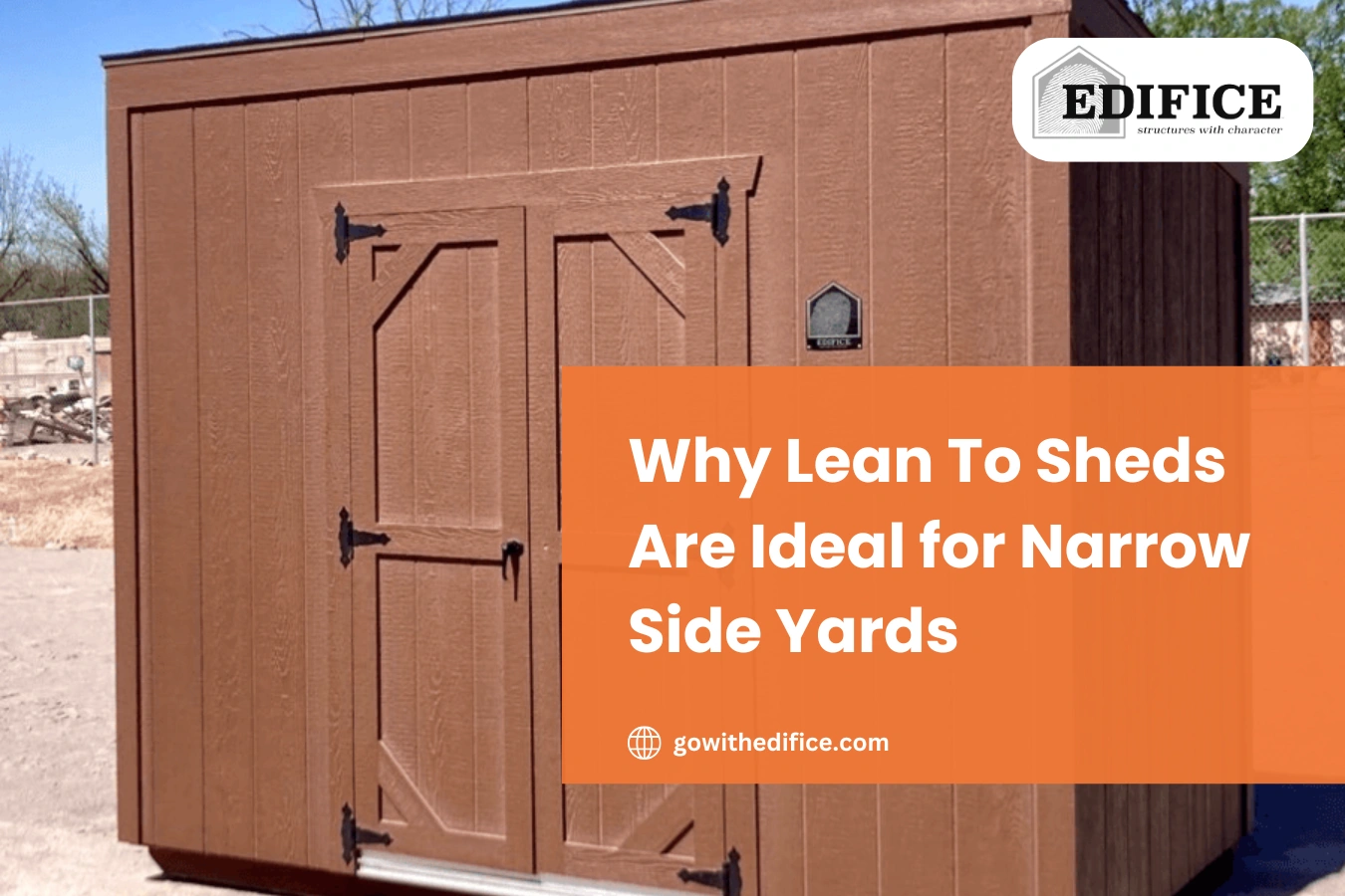Why Lean To Sheds Are Ideal for Narrow Side Yards